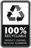 100 % recyclable